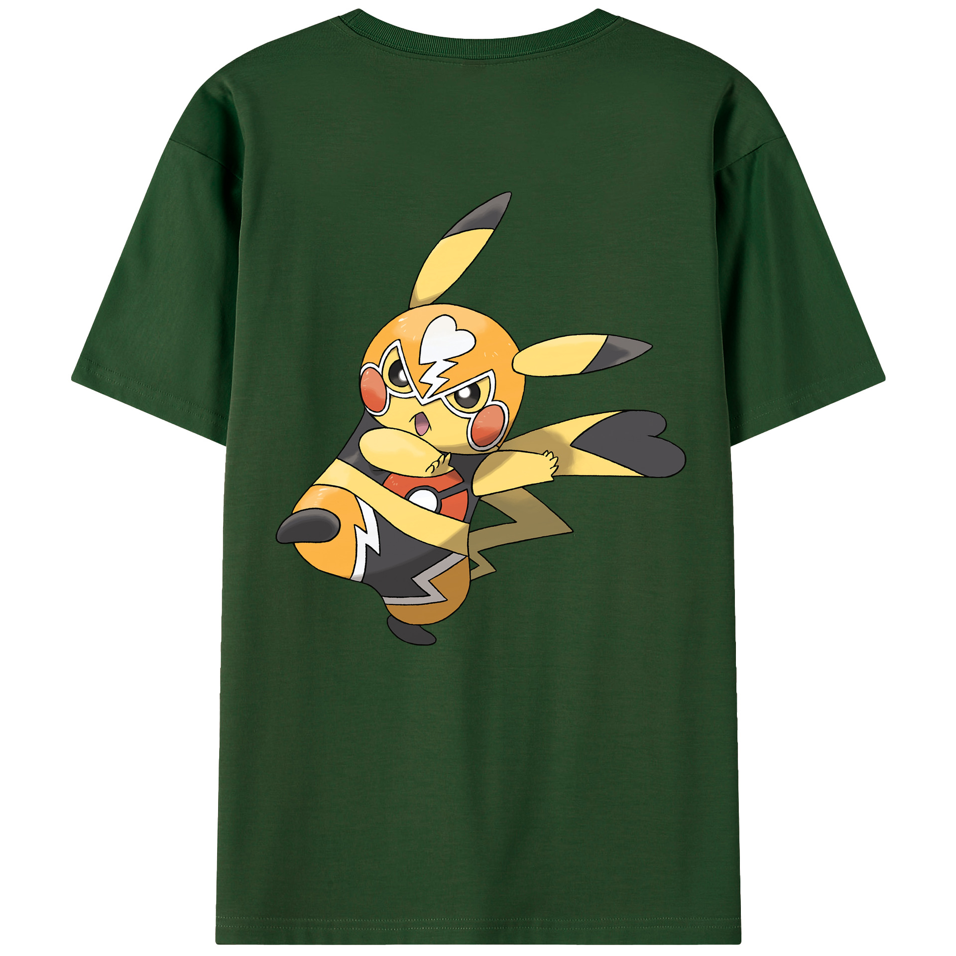（画像用） ポケットモンスター Pokémon 綿100％半袖Tシャツ（背面プリント）